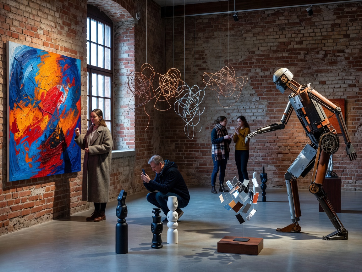 Kreative Kunstausstellung